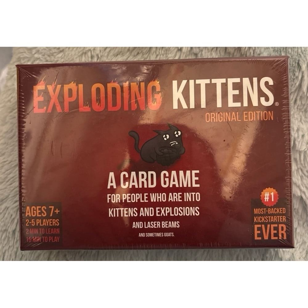 NEW Exploding Kittens Card Game, Original Edition